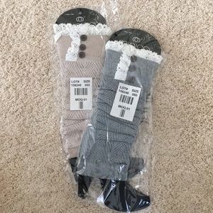 NWT 2 pairs of boot socks